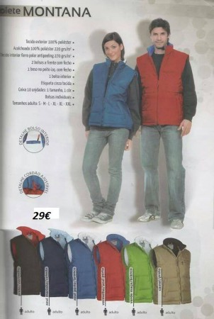 Colete Montana Personalizado